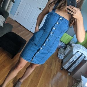 Button Up Denim Dress